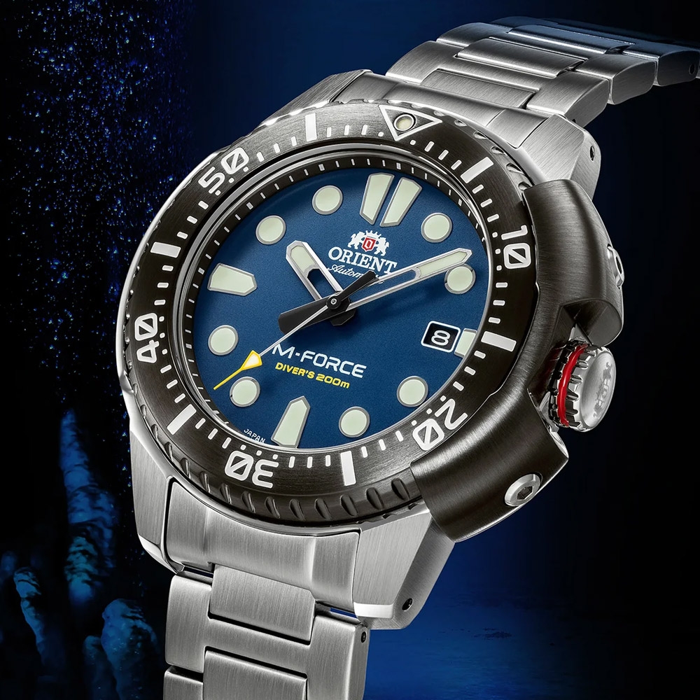 ORIENT 東方錶  M-Force 系列 200M 潛水機械腕錶-45mm RA-AC0L07L