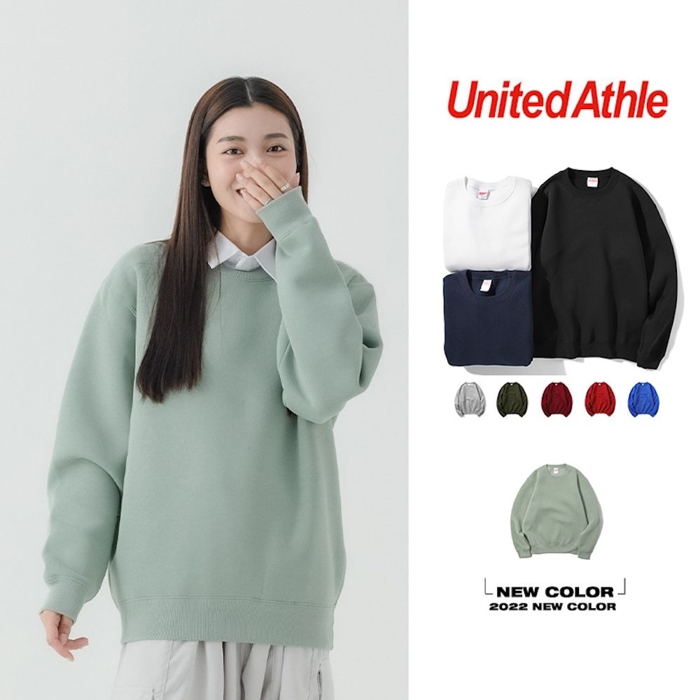 United Athle 5928-01 10OZ 鋪棉 大學TEE (黑色)