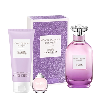 COACH逐夢月光淡香精90ml(贈隨機身體乳100ml+小香乙瓶)