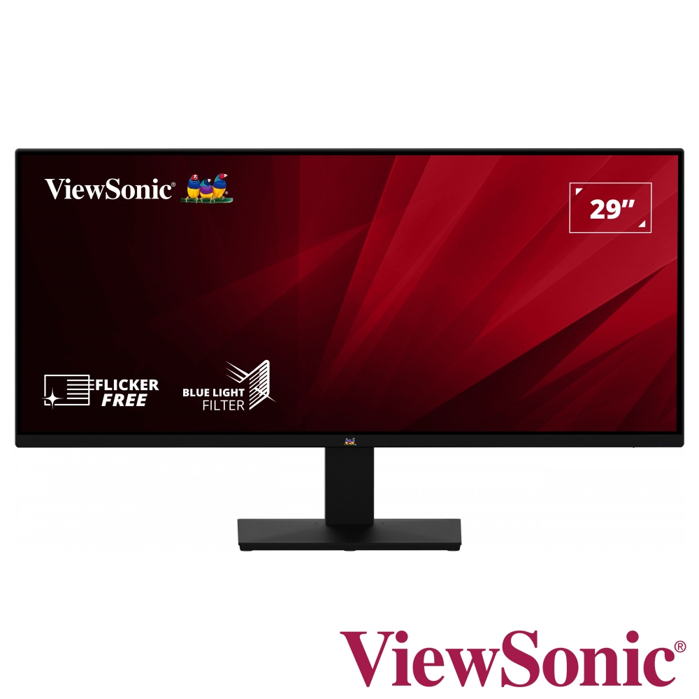 ViewSonic VA2932-MHD 29型IPS 2K 21:9薄邊框電腦螢幕(4ms/HDMI/HDR