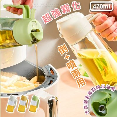 [1元加購] Reddot紅點生活 倒噴兩用控量玻璃油瓶-470ML