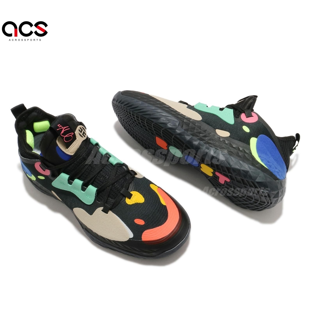 adidas 籃球鞋Harden Vol 5 Futurenatural 黑彩色哈登男鞋FZ1070