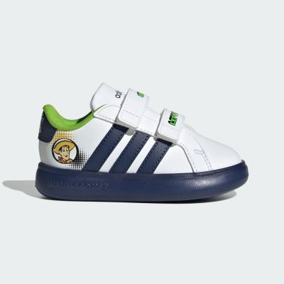 Adidas Grand Court Toy Story CF I KI9179 小童 休閒鞋 白深藍 魔鬼氈 胡迪