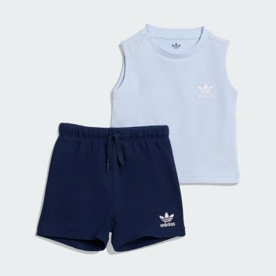 【adidas 愛迪達】 運動套裝 背心/短褲 嬰幼童裝 - Originals KC8079