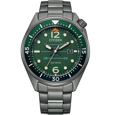 CITIZEN星辰 GENT S 光動能 日系時尚腕錶 44mm/AW1717-81X