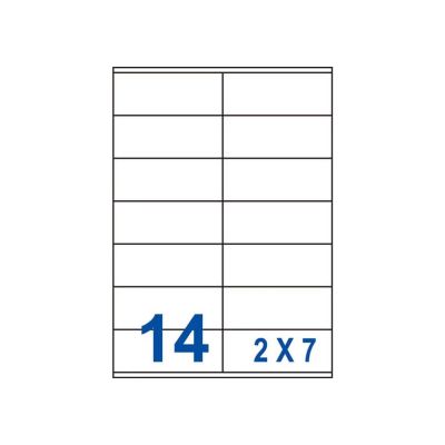 裕德 三用 電腦 標籤 14格 105X42mm 白色 1000張 /箱 US4452-1K