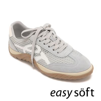 Easy Spirit-KAEL 透氣網布休閒德訓鞋-藍色