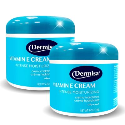 Dermisa重量版維他命E急救保濕乳霜 買1送1(114gx2)★膠原蛋白/Q10/重量版乳霜