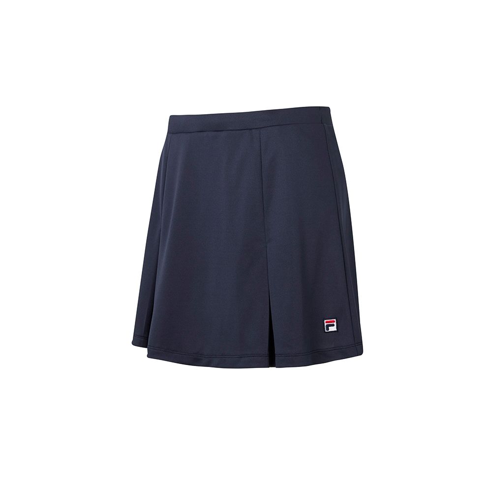 FILA 女抗UV吸濕排汗短裙-丈青 5SKY-5007-NV