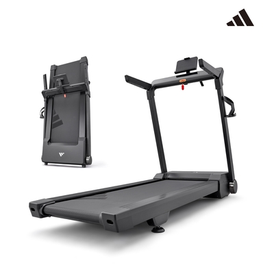 adidas愛迪達 折疊跑步機 T-24c (免安裝/APP線上競速/油壓折疊/坡度揚升)