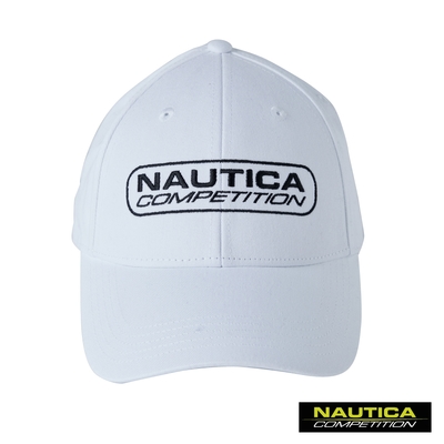 NAUTICA COMPETITION個性運動風品牌休閒帽-白色