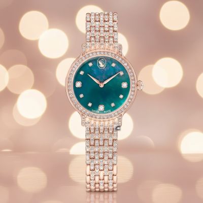SWAROVSKI 施華洛世奇 Imber 璀璨水晶腕錶 手錶-31mm 5746221
