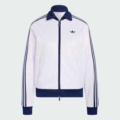 Adidas 愛迪達 Beckenbauer Tt KX4263 女 立領外套 運動外套 休閒穿搭 經典 白