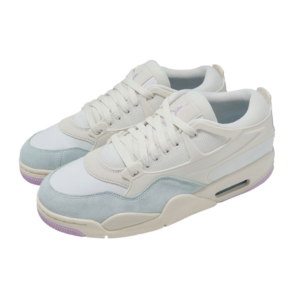 Nike 休閒鞋 Wmns Air Jordan 4 RM 女鞋 米白 綠 復古 IB7408-133