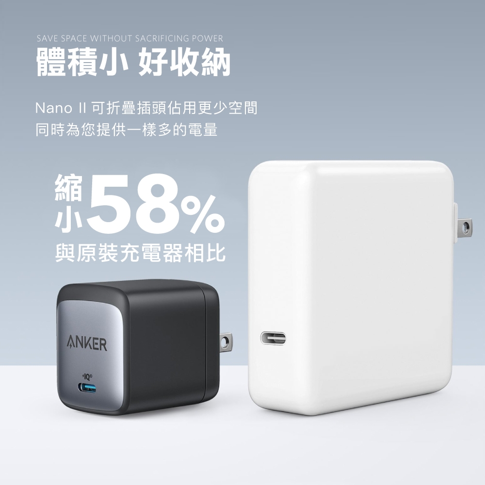 Anker Nano II 65W USB-C 充電 ACアダプター : Anker USB C 充電器,726 充電器(Nano II 65W) PPS 快速