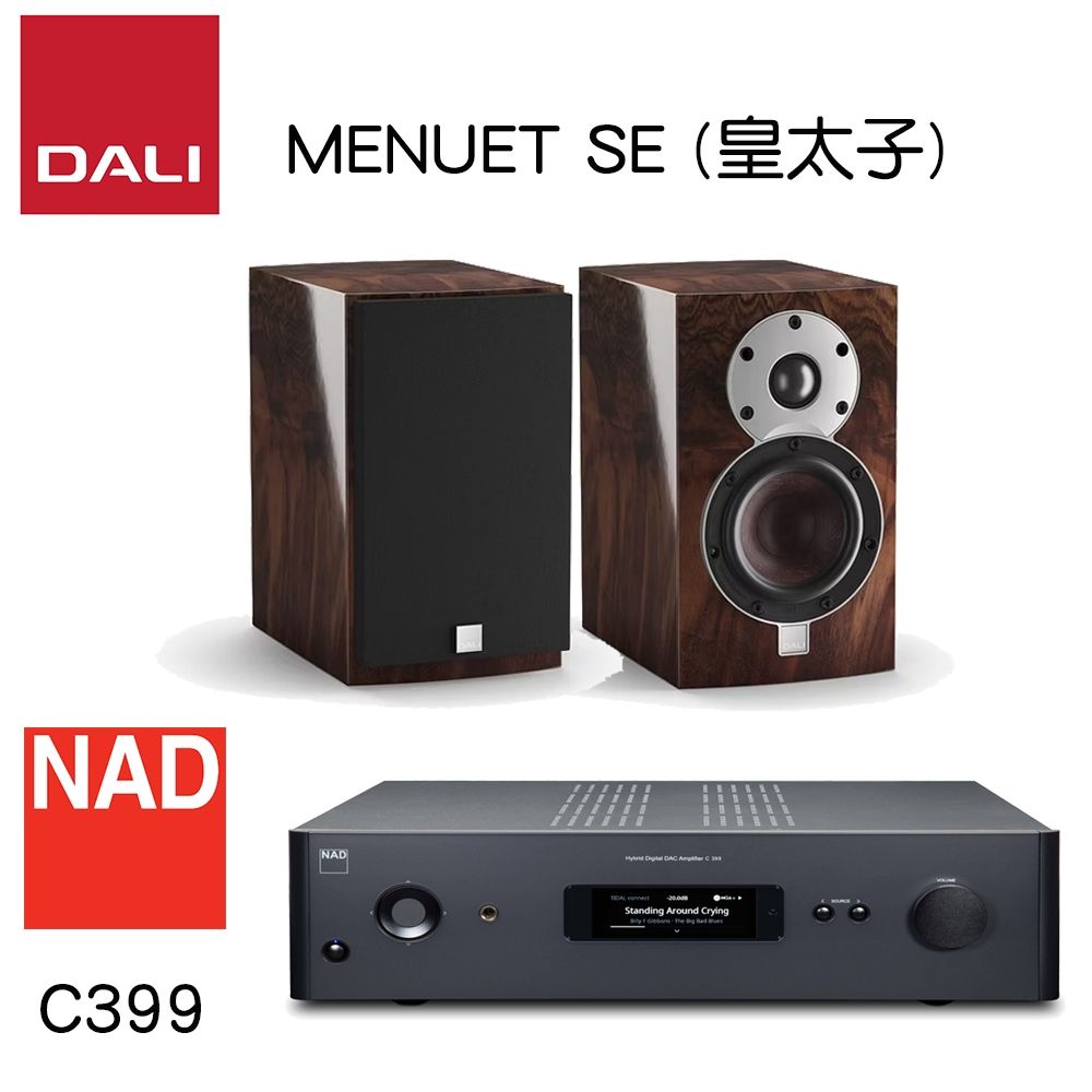 Dali MENUET SE + NAD C399 音響組合