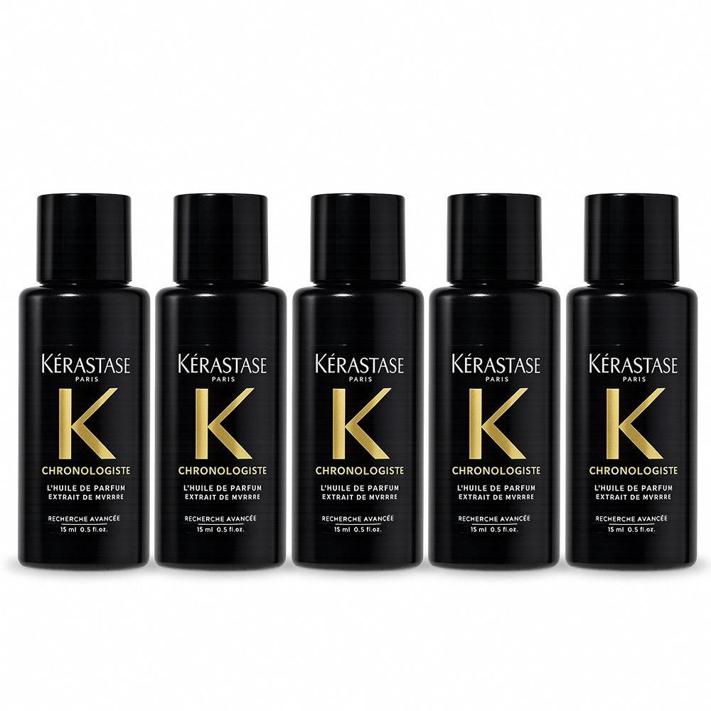 KERASTASE 卡詩 黑鑽極萃逆時玫瑰香氛露15mlX5[75ml/正貨容量超值組] -國際航空版
