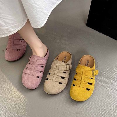 [韓國KW美鞋館]復古勃肯軟底涼拖穆勒鞋(涼拖鞋/休閒鞋/涼鞋)