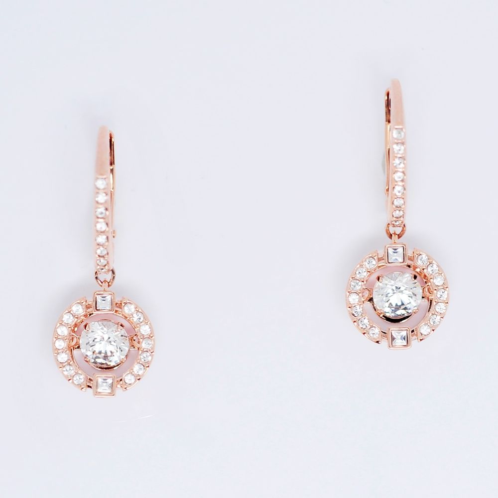 SWAROVSKI 施華洛世奇 Sparkling Dance 水滴形耳環 鍍玫瑰金 5504753 | 耳環 | Yahoo購物中心
