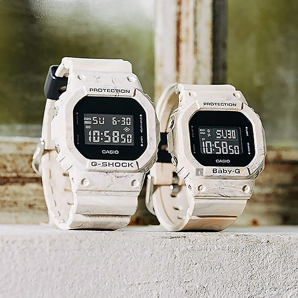 CASIO 卡西歐G-SHOCK 地質系大理石紋手錶DW-5600WM-5 G-SHOCK