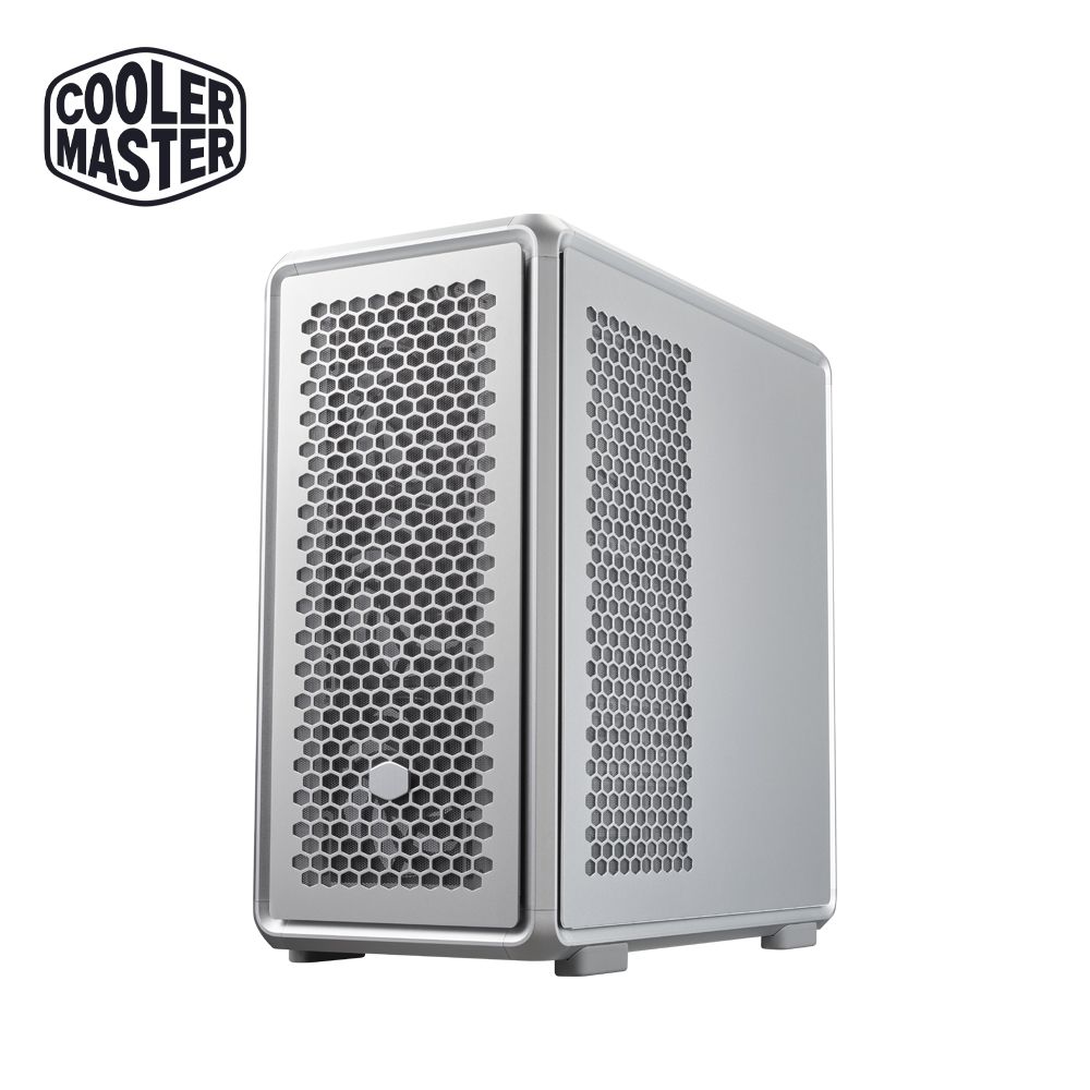 酷碼Cooler Master MF 600 電腦機殼(銀色)+14cm風扇(白)*3+12cm ARGB 風扇(白)*1