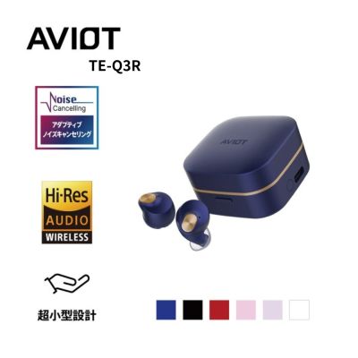 AVIOT TE-Q3R 高性能真無線藍牙耳機｜進階版 業界最小輕巧設計