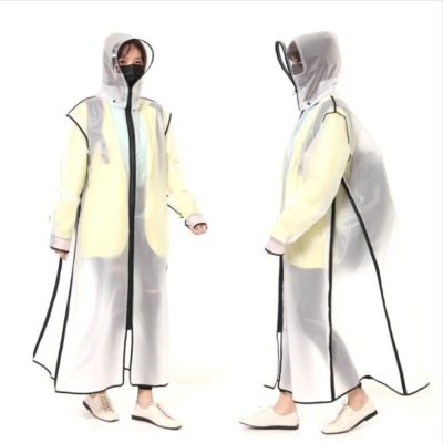 [UF72]UF-UP3/熱壓合防水雙側擴大拉鍊式加大加長背包雨衣