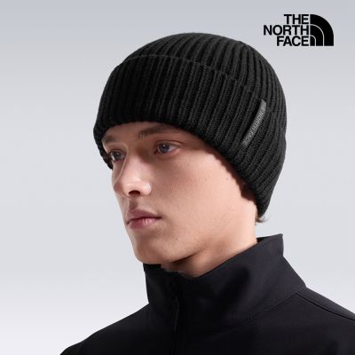 【The North Face 官方旗艦】北面男女款黑色舒適保暖毛帽｜8HMRJK3