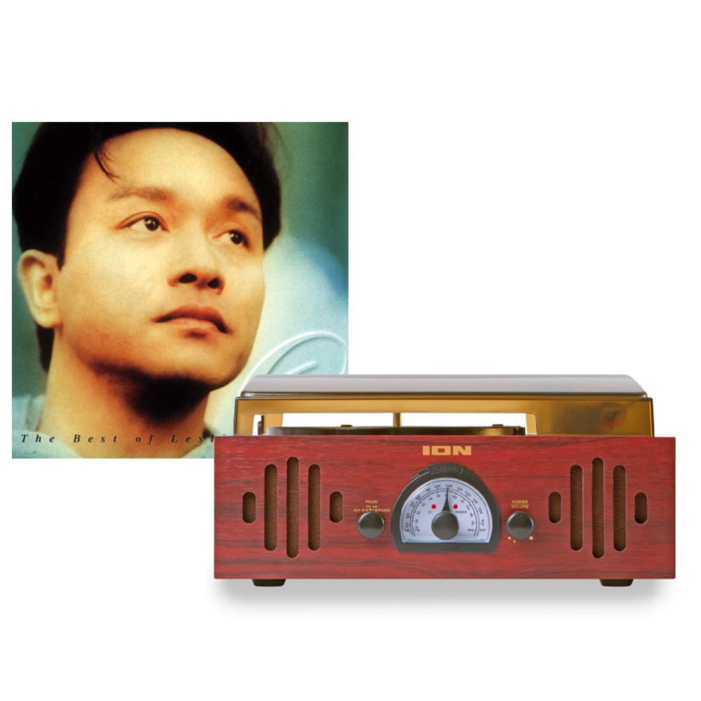 精選唱片珍藏組】ION Audio Trio LP neo 3合1復古箱式黑膠唱機/ AM/FM