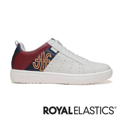 ROYAL ELASTICS ICON2.0 米藍紅真皮潮流運動休閒鞋 (男) 006562-751