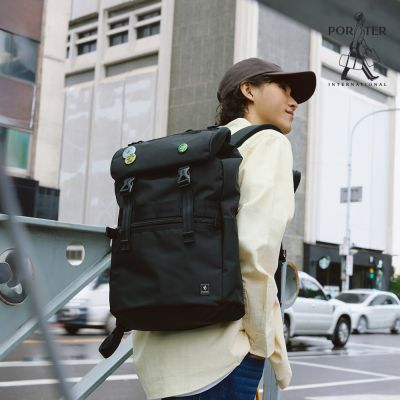 PORTER INTERNATIONAL - 城市行者YOUNGSTER後背包 - 黑