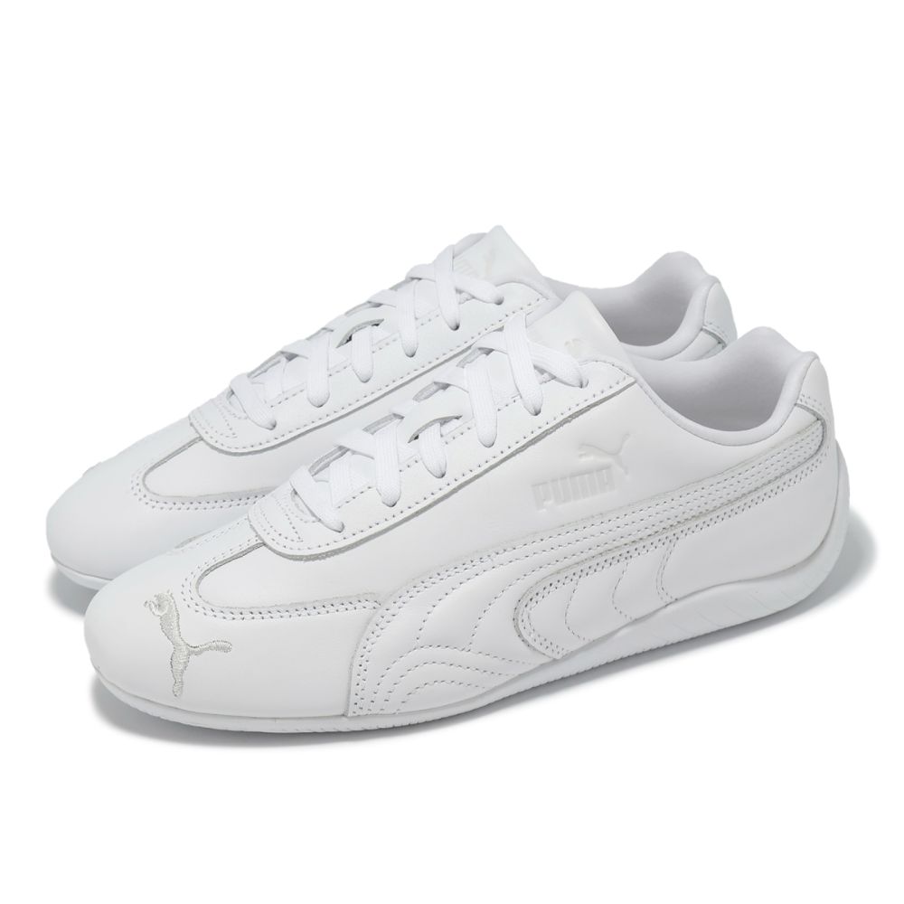 Puma 休閒鞋Speedcat Full LTHR Wns 女鞋白賽車鞋皮革小白鞋40591002