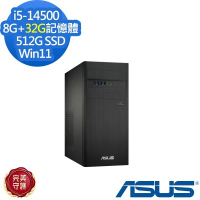 ASUS華碩 ASUS 華碩 H-S500TER-514500009W 桌上型電腦 i5-14500/8G+32G/512G SSD/特仕版