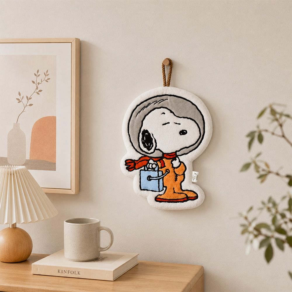 史努比Snoopy 史努比月球探險造型擦手巾