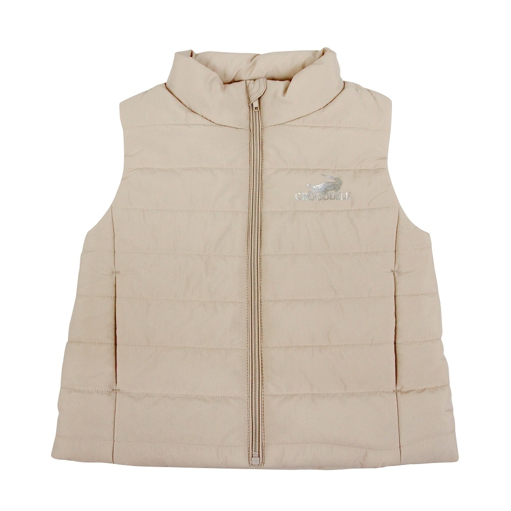 Crocodile Junior小鱷魚童裝-雷射鱷魚LOGO 鋪棉背心- U66951-24