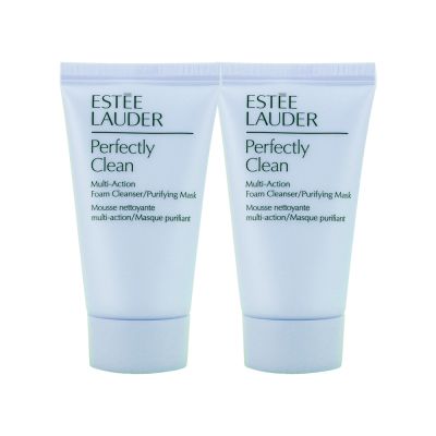 (即期品)Estee Lauder 雅詩蘭黛 細緻煥採雙效淨化潔面乳 30ML x 2（效期至2027年06月）