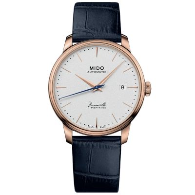 MIDO美度 官方授權 BARONCELLI永恆系列 經典超薄機械腕錶 錶 手錶 送禮 39mm/M0274073626100