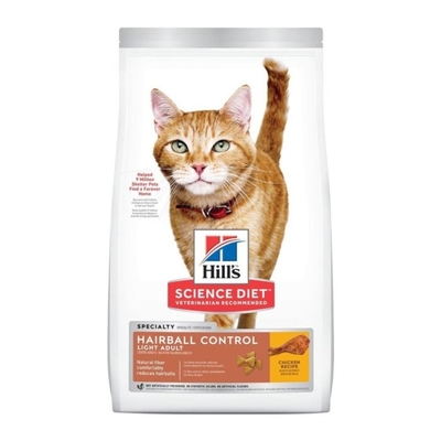 Hill′s希爾思-成貓毛球控制低卡雞肉特調食譜 3.17kg(7lb) (8882)