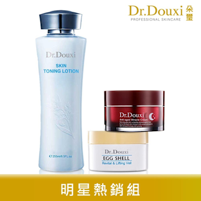 Dr.Douxi朵璽 Dr.Douxi 朵璽 賦活新生卵殼膜 100g+薏沛健康機能水 255ml+凍齡熬夜奇蹟霜 50ml(團購組)