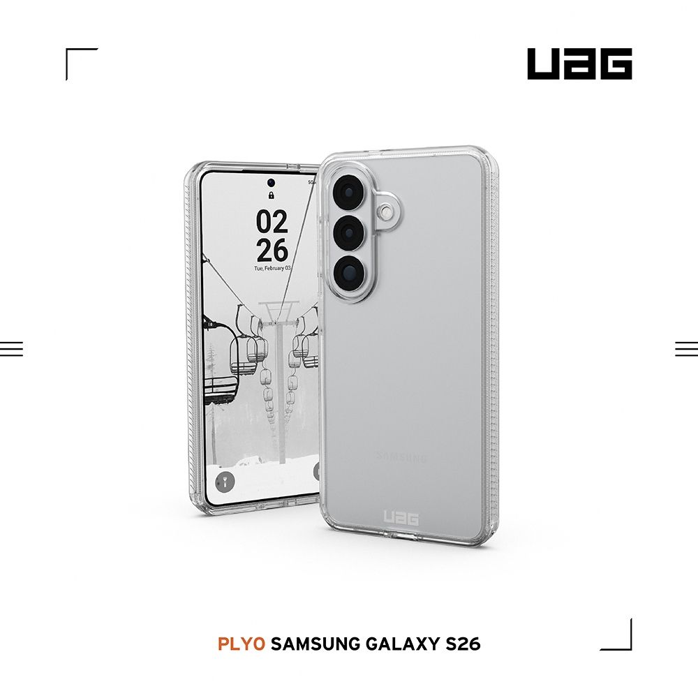 UAG Galaxy S26/S26+/S26 Ultra 耐衝擊全透保護殼-極透明(支援無線充電 手機殼)
