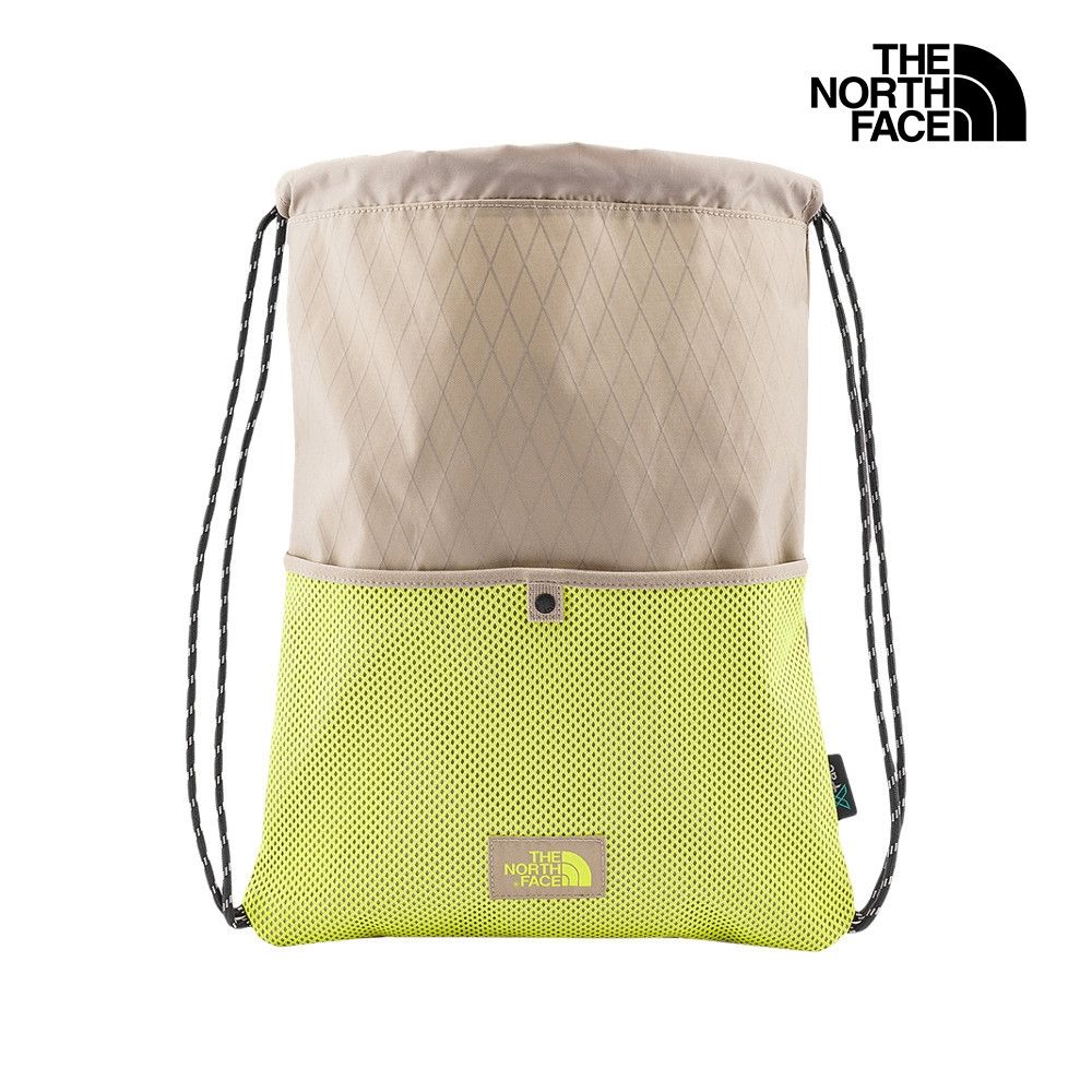 【The North Face 官方旗艦】 北面男女款棕色大容量束口袋｜8DJMG1A 筆電包/登山包