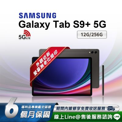 福利品】Samsung Galaxy Tab S9+ 12.4吋(12G/256G) 5G版平板電腦