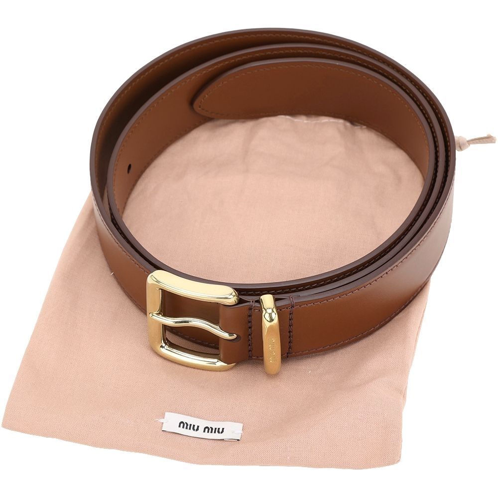 miu miu / CELINE / LOEWE 精品飾品 耳環 皮帶均一價 $15888 (miumiu35mm字母腰帶-菸草色)
