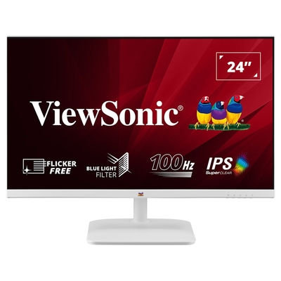 ViewSonic優派 ViewSonic VA2432-H-W 24型 IPS FHD 100Hz 薄邊框護眼電腦螢幕(1ms/HDMI/零閃屏/抗藍光)