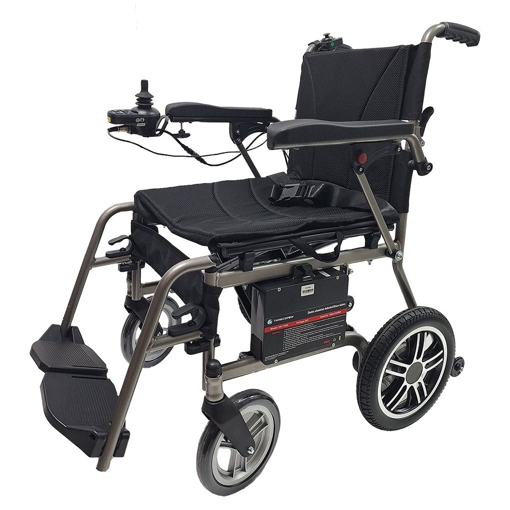 【Suniwin尚耘】 出國代步摺疊電動輪椅W760m（輕鬆折疊/ 可拆式鋰電池/ 出國首選）