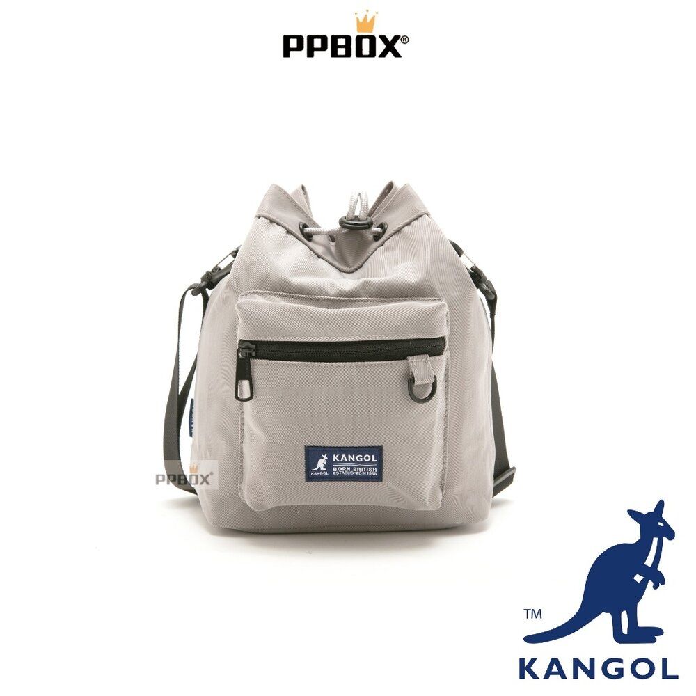 KANGOL 兩用 手提 束口水桶包 附背帶 包包  【66551704】