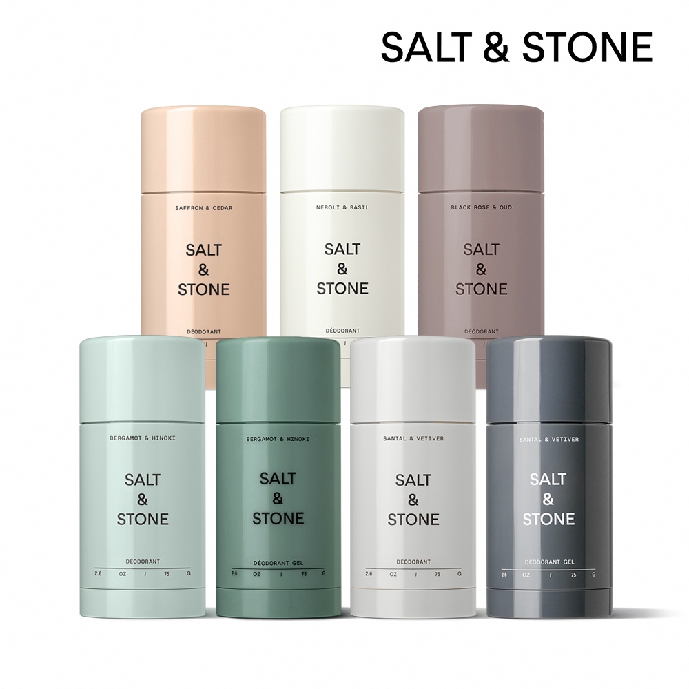 美國 SALT & STONE 經典體香膏 75g 多款可選-檜木佛手柑 /檜木佛手柑(敏肌適用) /檀香岩蘭草/檀香岩蘭草(敏肌適用)/紫蘇橙花/黑玫瑰烏木