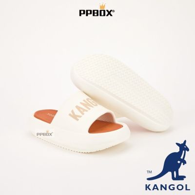 KANGOL 厚底增高撞色拖鞋 鞋子 【63558622】