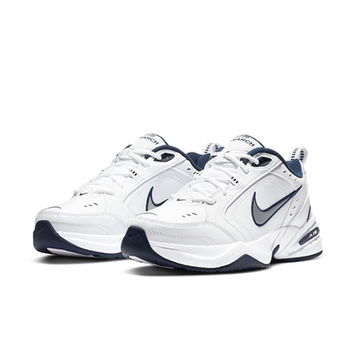 NIKE 休閒鞋 男女鞋 運動鞋 老爹鞋 厚底 Air Monarch IV 白銀 415445102 (3X2522)