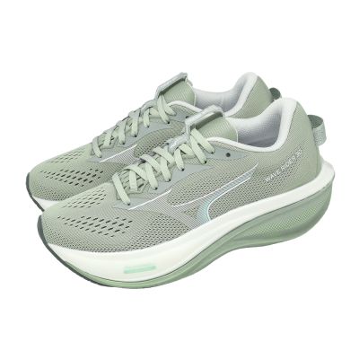 Mizuno 美津濃 慢跑鞋 Wave Rider 30 女鞋 綠 緩震 運動鞋 J1GW2620-76